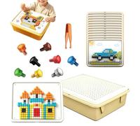 Peg Puzzles | Mushroom Peg 3D Interactive Educational Learning Toys