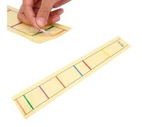 Pegalizas de diapasón de violonchelo de suministro, etiqueta de tablero de traste adhesivo alto para principiantes, marcador de posición del dedo traste en varios tamaños 4/4, (4/4)