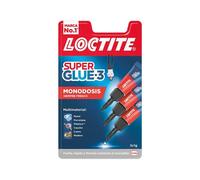 Loctite Super Glue - Pack 2 x 3 Mini Trio, pegamento universal con triple resistencia, adhesivo transparente, pegamento instantáneo y fuerza instantánea, 2 x 3 x 1 g