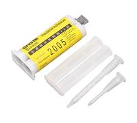 Pegamento AB de resina epoxi de 50ml, adhesivo fuerte de secado rápido, pegamento transparente completo de alta viscosidad