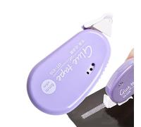 Pegamento aplicador para scrapbooking - Rodillo de doble cinta portátil, dispensador de pegamento con mango ergonómico | Guía de cinta adhesiva doble retráctil, ideal para el corredor de pegamento