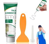 Pegamento azulejo, Mortero de azulejo, Adhesivo de montaje, Lechada para juntas suelo, Blanqueador de juntas, Masilla acrílica blanca, Restauración (220g)