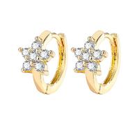 Pegamento con perlas para joyas para mujeres Temperament Personality Trendy Earrings And Versatile Earrings Kit Estampación Taladro Pinza Joyería, talla única, Cobre, Sin piedra preciosa