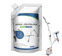 Pegamento concreto, 500 g de relleno autonivelador crack, fórmula impermeable de secado rápido y fuerte fuerza de unión, solución de reparación para caminatas laterales, paredes, reparación de suelos