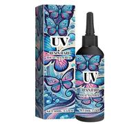 Pegamento creativo de resina UV - epoxi transparente de polimerización dura y brillante de 100 g, excelente elegancia, resina cristalina de secado rápido para creación de joyas, proyectos artistas