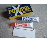 Pegamento de 2 componentes/ resina epoxi - dureza del metal Poxipol (una compra de dos piezas)