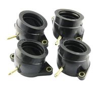 Pegamento de admisión del colector de interfaz del carburador compatible con FZS1000 FZ1 1000 2001 a 2005 4 piezas 5LV1358601