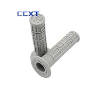 (Pegamento de agarre gris) Acelerador de motocicleta eléctrica, manillar de agarre giratorio, acelerador