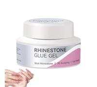 Pegamento De Diamantes De Imitación: Adhesivo Sólido Resistente De 30 G, Fijador Para Gemas De Decoración De Uñas, Fijación Ultra Fuerte Para Arte De Uñas Brillante | Joyería De Pasta, Mujeres, Niñas,