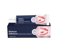 Pegamento de fijación para dentaduras postizas, reduce las molestias de las encías, mejora la estética de la sonrisa, adherencia duradera, adecuado para la vida cotidiana, celebraciones y viajes