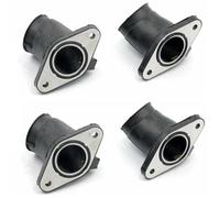 Pegamento de Interfaz del colector de admisión del carburador de Rendimiento para XVS650 v-Star Classic 97-16 XV400 XVS400 Compatible con Motocicletas(4PCS)