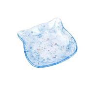 Pegamento de piedra triturada natural con forma de gota, plato de almacenamiento y plato para decoración de escritorio, sala de estar, cocina, decoración de escritorio, regalo