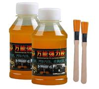 Pegamento de reparación de techo de 100ml, pegamento adhesivo de tela fuerte para tela de tapicería, pegamento adhesivo de reparación rápida para revestimiento de techo de coche (2pcs)