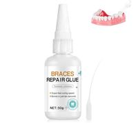 Pegamento Dentadura Postiza, Adhesivo Dental, Pegamento Fuerte, Relleno de Huecos, Secado Rápido, Resistente a la Intemperie y Al Agua, Curado Rápido, 50g