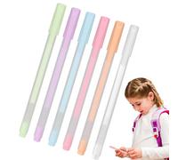 Pegamento En Bolígrafo | Punta Esférica Pegamento De Secado Rápido | 6 Unidades Con Punta Rodante Y Tapa Con Clip - Control Fácil Para Proyectos De Manualidades Escolares, Arte De Clase Y