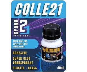 Pegamento en Resin ULTRA GLUE - AMMO MIG Colle21 (para grabado de fotos, piezas transparentes, plexis y más) flacones de resin 30