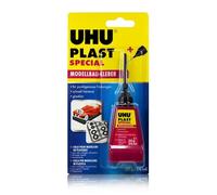 Pegamento Especial Para Plásticos UHU PLAST SPECIAL Para Modelismo + Aguja 30g