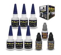 Pegamento Extrafuerte Dos Componentes. [Qbond] Adhesivo P/TODOS Los Materiales. Soldadura En Frio Para Metal. Kit Reparación De Cianoacrilato + Polvo, Facil Y Rapido. (Kit 9 piezas)