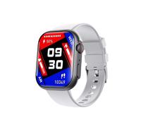 (pegamento gris) Reloj inteligente F59 Bluetooth, conversación, temperatura, frecuencia cardíaca
