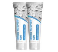 Pegamento impermeable invisible, revestimiento impermeable transparente - 2x pegamento de revestimiento para mayor durabilidad | Adhesivo transparente reparador de fugas, sellador aislante antifugas