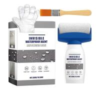 Pegamento impermeable transparente, 300 ml, para impermeabilización de tejados con pinceles y guantes, adhesivo de reparación de secado rápido para hormigón, madera, grietas de metal, juntas