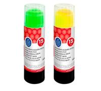 Pegamento liderpapel en barra 15 gr color neon unidad