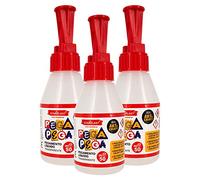 PEGAMENTO LÍQUIDO TRANSPARENTE STARPLAST - Pegamentos para papel, cartón, cuero, tela y madera. Ideal para manualidades, artesanía o hacer maquetas - 50ml Pack 3