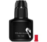 Pegamento para extensión de pestañas, adhesivo para pestañas, tiempo de secado de 5 segundos, pegamento profesional resistente para para salones, 15ML