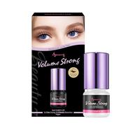 Pegamento para Extensión de Pestañas Pelo a Pelo Volumen Strong Adhesivo Color Negro 1-2 Segundos Secado Rápido 2ml