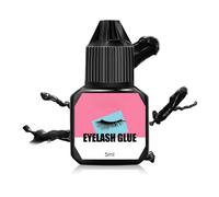 Pegamento para Extensiones de Pestañas,5ml,Secado Rápido 1-2s,6-7 Semanas,Resistente al Agua,Pegamento Permanente para Pestañas, Extensiones de Pestañas(Negro) (1)