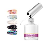 Pegamento Para La Transferencia De Láminas De Uñas - 10ml Adhesivo De Alta Intensidad,Adhesivo Para Los Geles De Transferencia - Para Mujeres Principiantes Profesionales Para Hogar Salón Boda Y Fiesta