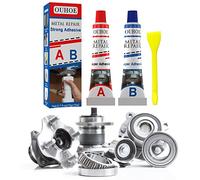 Pegamento para Metales para Trabajos Pesados - Soldadura para Trabajos Pesados con Pegamento - Agente reparador para Metales mágicos, 30 g +B Glu Pegamento para Metales Doble Potente