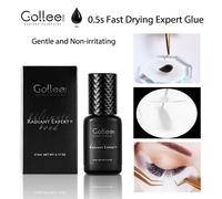 Pegamento para Pestañas Gollee 0.5s, Adhesivo Profesional para Extensiones de Pestañas, Resistente al Agua, Suministros para Salón de Belleza 15ml Super bonder