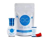 Pegamento para pestañas "Sky Zone", 5 ml, para extensiones de pestañas. Tiempo de secado: 1-2 segundos. Fabricado en Corea. (gorra azul 5 g)