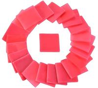 Pegamento para pintura de diamantes, pegamento para bordar diamante, 50 piezas 2 x 2 cm diamante pintura pegamento arcilla bricolaje punto de cruz pintura arcilla, rojo