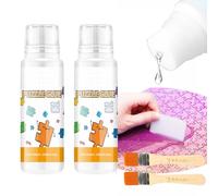 Pegamento para Puzzle,Pegamento para Rompecabezas,Cola para Puzzle con Cabezal de Esponja,Pegamento Puzzle Transparente,Adhesivo Transparente para Rompecabezas,para Fijar y Exhibir Rompecabezas