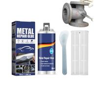Pegamento para reparación de metales, adhesivo para metales - Sellador impermele de pegamento - Pegamento de soldadura de metal resistente al calor para todo uso, para fundición de, soldadura