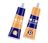 Pegamento para reparación de metales de alta resistencia, pegamento para reparación de metales - Pegamento de roca de fácil sujeción para fundición de alta resistencia - Sartén de pegamento, pegamento