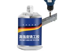 Pegamento para reparación de metales, relleno líquido para soldadura de metales,Relleno de metal líquido - Pegamento epoxi de 5 minutos, pegamento de relleno para reparación de casco de metal de sold