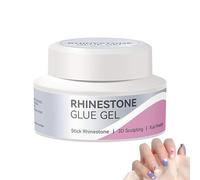 Pegamento Para Uñas - Adhesivo Sólido Y Fuerte - 30 g Gel para Uñas Accesorios de Pegamento para Strass | Para Diseño, Escultura, Tela, Joyería, Mujeres, Niñas, Hogar, Interior, Exterior, Navidad, Cum