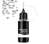 Pegamento para uñas con diamantes de imitación, 10 ml, gel de modelado, a prueba de fugas, pegamento superpegajoso | Kit de gel de uñas de secado rápido, adhesivo autoadhesivo para diferentes uñas