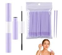 Pegamento Pestañas Postizas 2 En 1 Pegamento Pestañas para Pestañas Impermeable Incluye 100 bastoncillos de algodón(5ml+5ml)