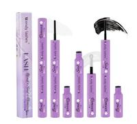 Pegamento Pestañas Postizas 3 en 1,Bond+Sealant+Remover - Impermeable y de larga duración, baja irritación para extensiones de pestañas,Wendy Lashes Glue