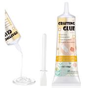 Pegamento Plastico Extrafuerte, Pegamento Modelismo, Cola Blanca Manualidades, Secado Rápido Impermeable, Adecuado Variedad Materiales, Incluidos Papel, Piedras Preciosas Artesanías, 100ml