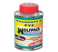 Pegamento PVC Wolfpack Con Pincel 250 ml.