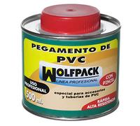 Pegamento Pvc Wolfpack Con Pincel 500 ml.