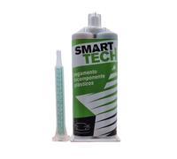 Pegamento Resina Epoxi 2 componentes rellena grietas secado rápido especial para reparar plásticos paragolpes patillas de faros soportes Adhesivo bicomponente 50ml con una canula