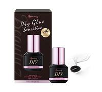 Pegamento Sensible para Extensiones de Pestañas Cluster, 1 Seg. Secado Rápido, Retención 10 Días, DIY Glue para Pestañas Individuales Impermeable Super Fuerte Ideal para Principiantes