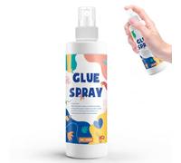 Pegamento Spray, Adhesivo en Aerosol a Base de Agua, Trasparente, 200ml | Spray Adhesivo Extra Fuerte para Pulverizar Adhesivos Sobre Plásticos, Vidrio Papel Cartón Aluminio Espuma