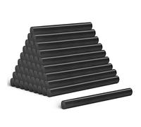 Pegamento Termofusible, 50 Piezas 7x100 mm Barras de Pegamento Caliente, Barra Pegamento Termofusible para Bricolaje, Manualidades, Negro
